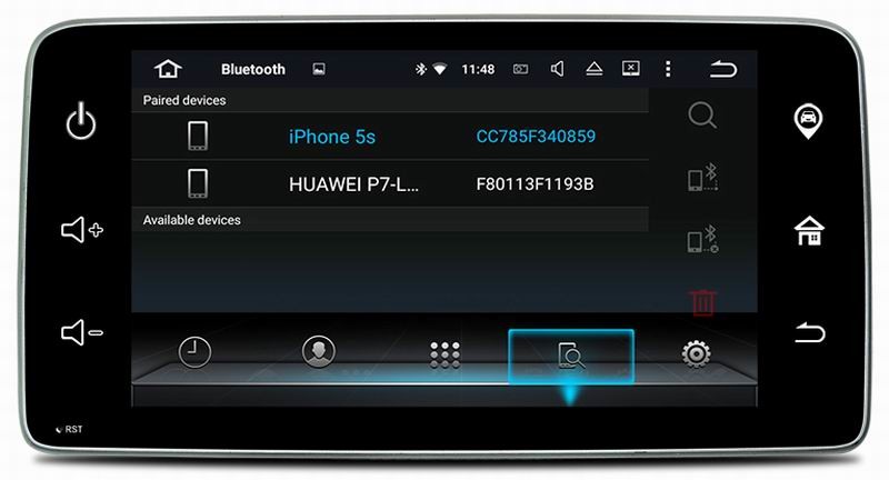 Ouchuangbo car gps navi multi android 5.1 for Mercedes Benz Smart 2015 with 3g wifi SWC 1GB DDR