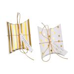 250g White Cardboard Biodegradable Paper Food Packaging Pillow Candy Box Iron