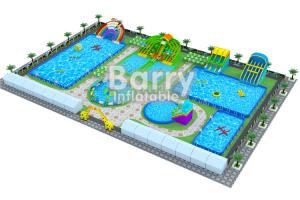 Wholesale Outside Customized Family Fun Inflatable Water Park Games On Land from china suppliers