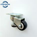 Industrial Durable Universal Black Rubber Medium Duty 3/4 Inch Industrial Caster