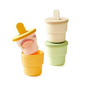Wholesale 2 In1 Cup Shape Silicone Ice Cream Popsicle Molds Popsicle Stick Molds from china suppliers