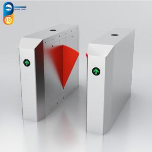 Wholesale Organic Glass Resin PVC SS304 Pedestrian Access Gate Flap Supermarket Turnstile from china suppliers