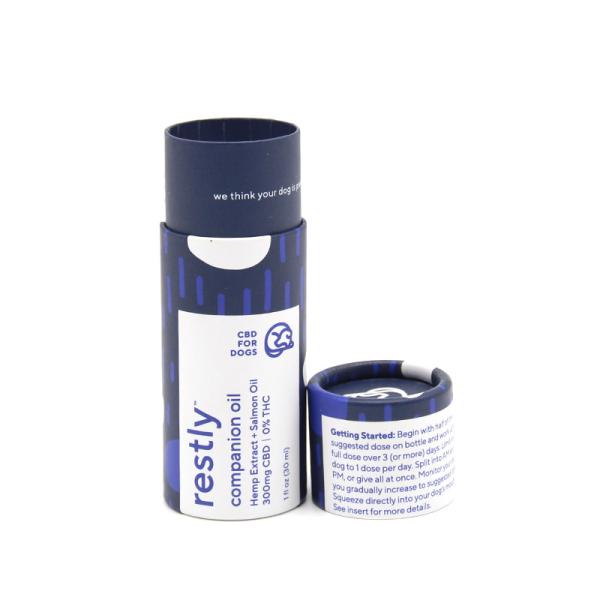 Biodegradable Food Grade Tea Canister Paper Tube Round Cans for Tea Bag Coffee