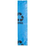 Recycled Blue Plastic Garbage Bags 1.2 Mil 40 - 45 Gallon Environmental Friendly