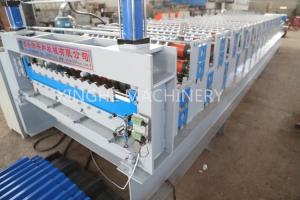 Wholesale European Style Roof Panel Roll Forming Machine , Partial Arc Color Steel Roof Tile Downpipe Glazed Tile from china suppliers