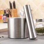Reusable BPA free 400ml Stainless Steel Spice Grinder