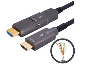 Wholesale Armored HDMI 2.0 Optical Cable 200CU Stainless Steel Construction from china suppliers