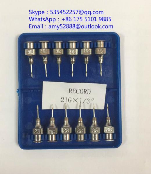 Veterinary Stainless Steel Needle, Veterinary Hypodermic Injection Needle, Luer