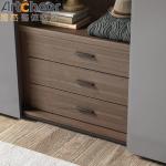 Melamine Finish Plywood Carcase Italian Minimalist Style Sliding Closet Doors