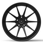 19x9.5 Satin Black Mercedes Benz Forged Wheels Custom Aluminum Alloy Rims 5x112