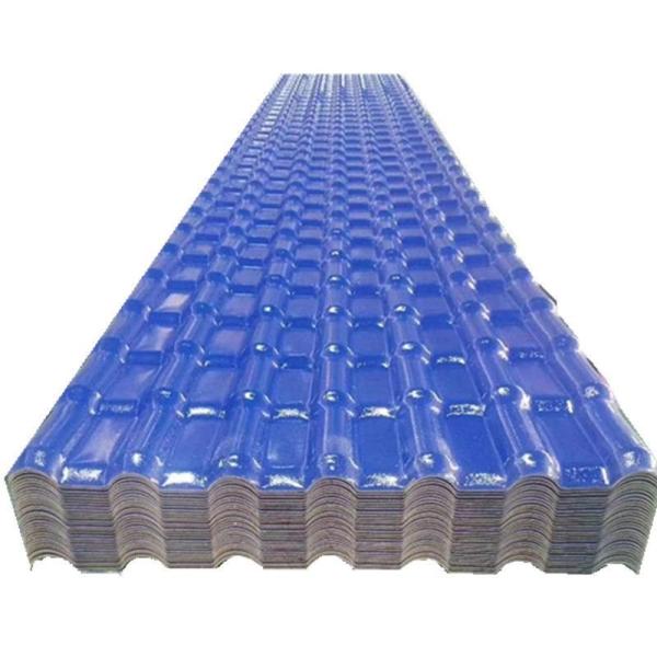 10 Years Color Lasting ASA Spanish Exterior Wall Tile Lamina De PVC Teja Roofing