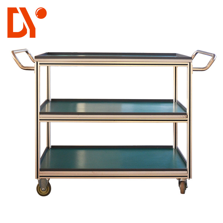 Customized Tote Cart Cold Pressing / Rolling Aluminium Profile Easy Assemble