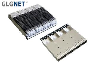 Wholesale Copper Alloy Ganged SFP Solutions Qsfp28 Four Ports Heat Sink Light Pipe Durable from china suppliers