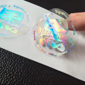 Wholesale Laser Anti Counterfeiting Labels Scratch Coating Anti Fake Sticker Holographic from china suppliers