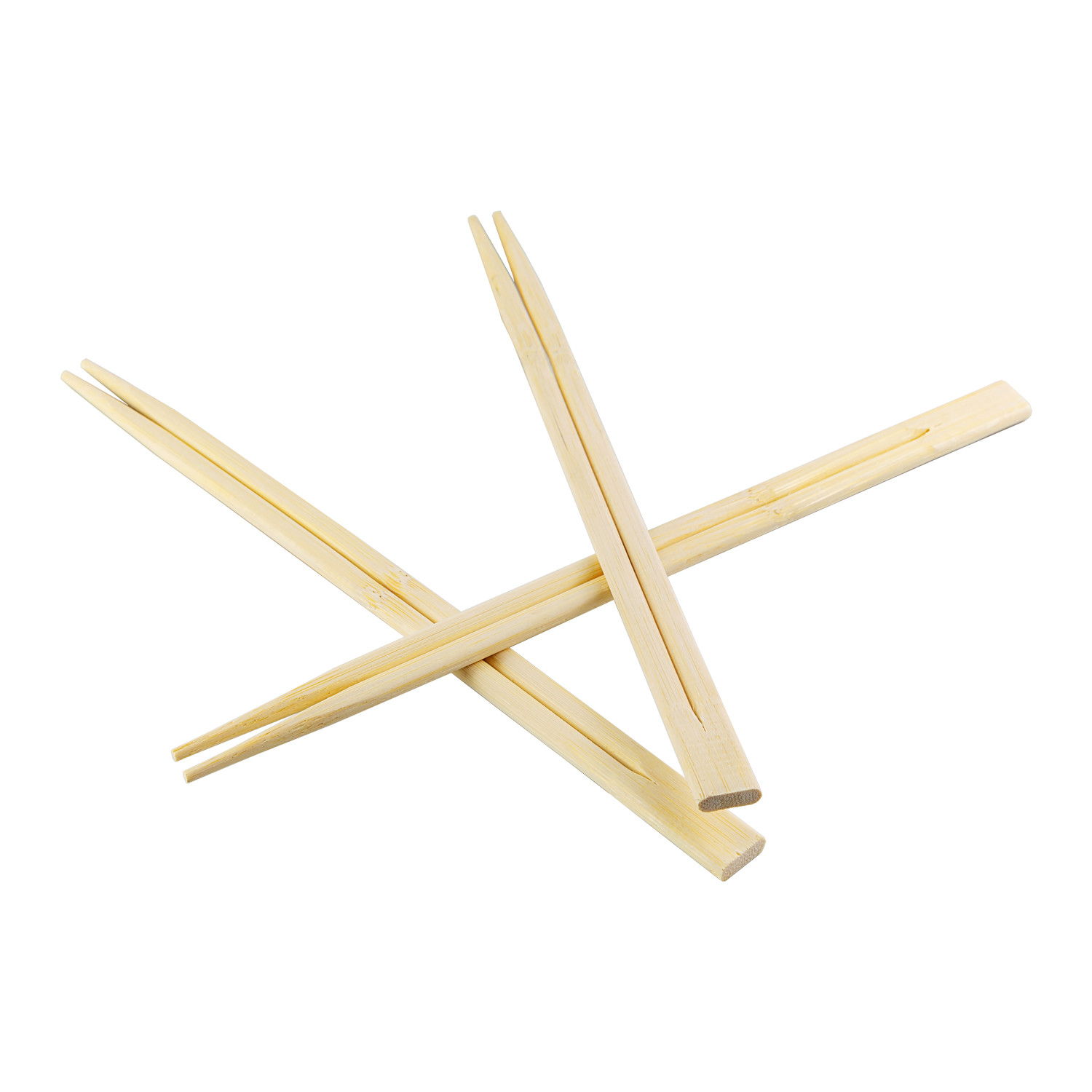 Paper Sleeve Wrapped Custom Bamboo Chopsticks Natural Color