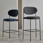 Commercial Cafe Bar Stools Height For 45 Inch Counter 48 Inch Black Velvet