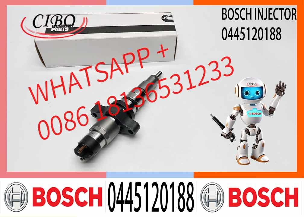 Cummins Fuel Injector 120 Series Common Rail High Pressure 0445120188 Nozzle Assembly Compatible For Cummins Engines