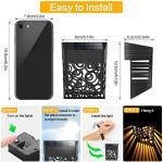 0.4W 600mAh Solar Fence LED Lights Decorative 26LM Outdoor