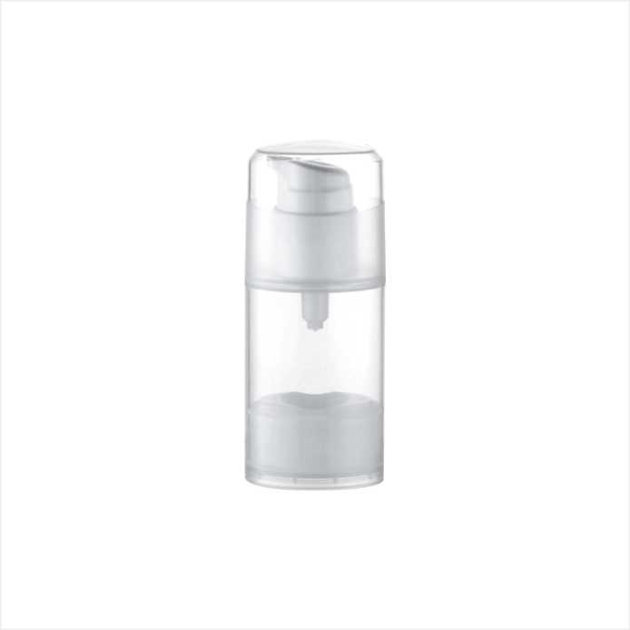Oval plastic cosmetic airless container 30ml 50ml PP airless bottle