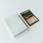 PP White Color Card Sleeves 66X91mm Polypropylene For MTG Games