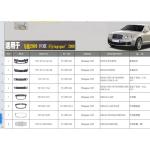 3W5 807 667 E Front Bumper Center Net For 2013- Year Bentley Flying Spur