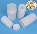 Capsules White Medicine Bottle HDPE Empty Pill Bottle 40ml