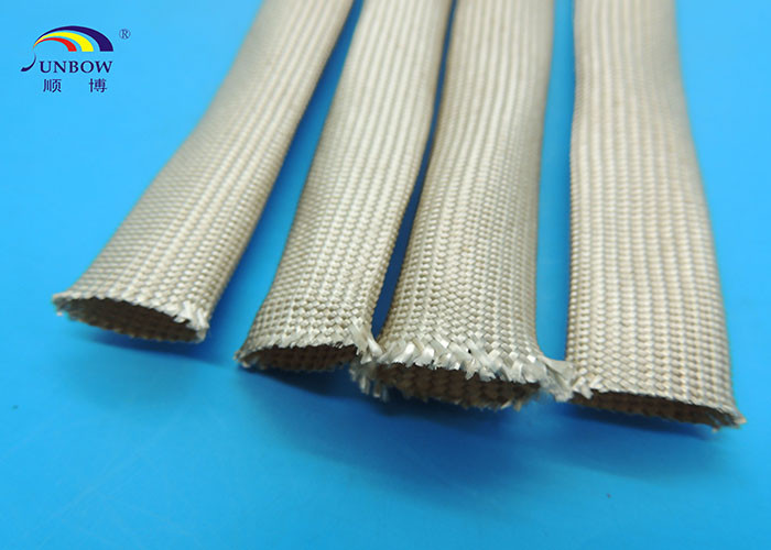 Flame Retardant Fiberglass Braided Sleeving Insulation Sleeves For Cable Assemblies