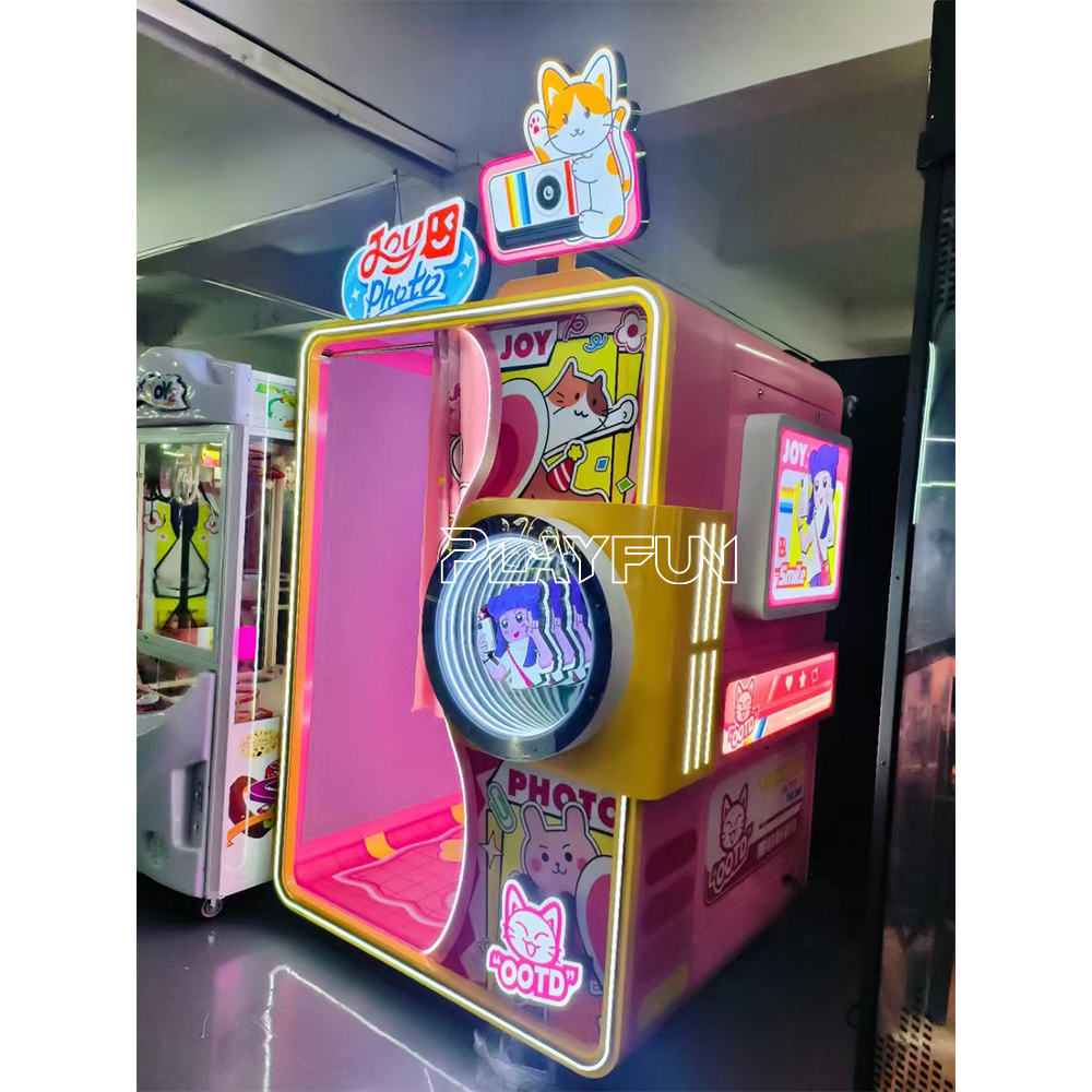 2025 New Commercial Photo Booth Machine Coin Operated Fully Automatic Instant Print Photo Booth Vending Machine