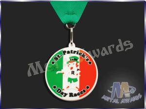 Wholesale 2D Or 3D Soft Kids Plastic Medals Bulk , Childrens Football Medals Snap Hook Attached from china suppliers
