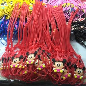 Wholesale Custom Disney 3d Carton Silicone Phone Lanyard Necklace With Holder Flexible , For Boys Girls Christmas Gift from china suppliers