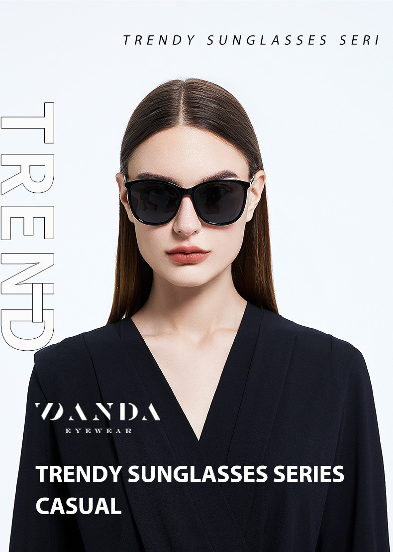 Women'S Large Metal Sunglasses Anti Ultraviolet Anti Reflective CE