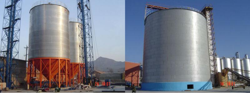 777m3 Bulk Material Cereal Silo Roll Forming Machine Customized Color