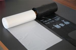 Wholesale White / Black Disposable Polyethylene Trash Bags On Roll For House Cleaning from china suppliers