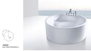 Wholesale Bathtubs, freestanding Bathtub without faucet , hand shower HB609 from china suppliers