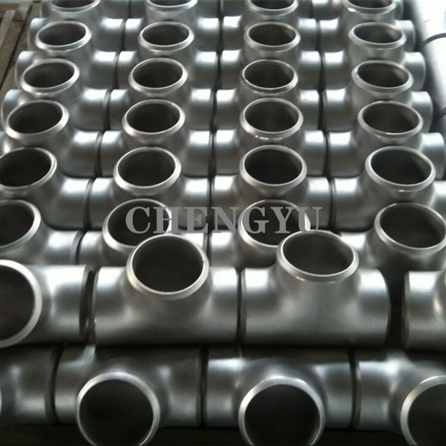 347H Seamless Butt Weld Tube Fittings ASTM B16.9 Reducing Tee Fitting