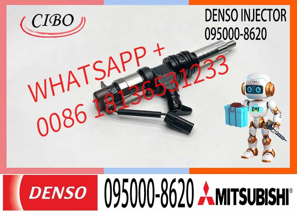 Common Rail Middle Distillate Fuel Injector 095000-8620 095000-8621 For 6M60T ME306200 ME307085