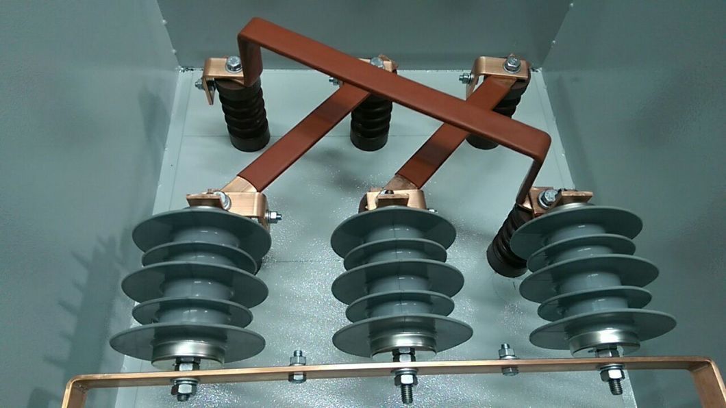 Epoxy Covered Current Connection Copper Busbar for Medium Voltage Box