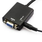 1080p Hdmi Male to VGA Female with Audio Cable Converter Adapter for HDTV PC