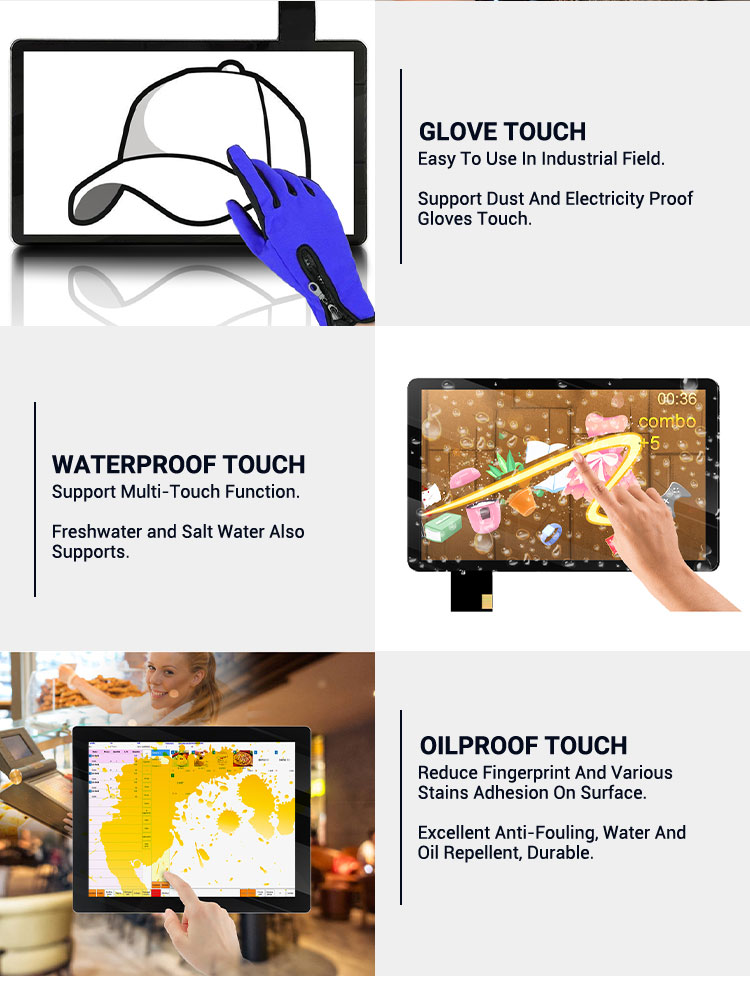 18.5 Inch Tft Capacitive Touch Screen With USB/RS232/I2C Interface
