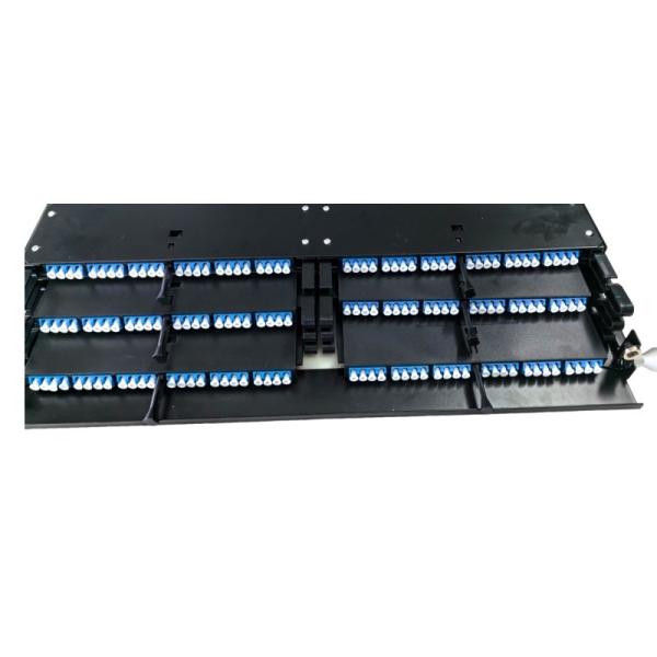19-Inch High Density 144 Core 1U 96 Port ODF Fiber Optic Patch Panel for FTTH