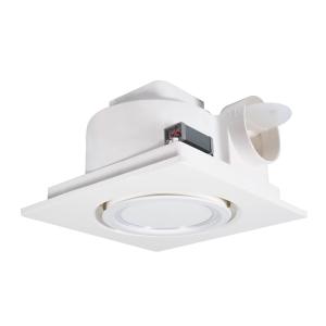 Wholesale OEM ODM White Louvers Round Exhaust Silent Bathroom Ventilation Fans from china suppliers