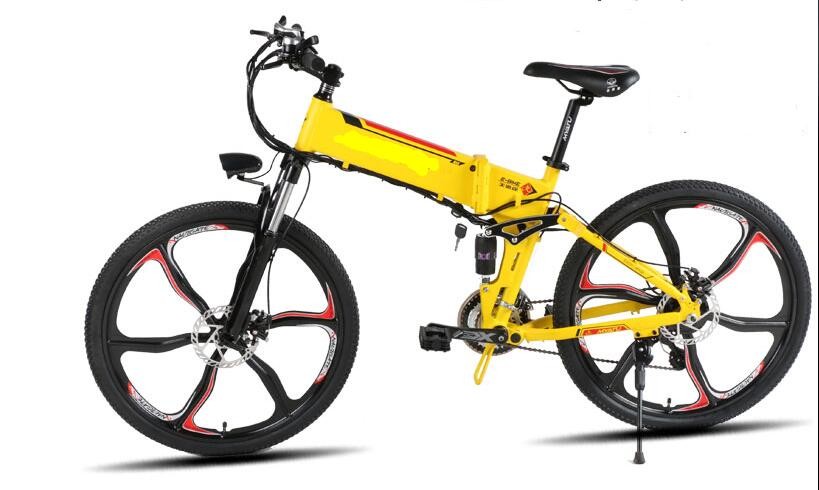 Powerful Hidden Battery 250w 26 Inch Folding Electric Bike