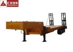 3 Axle Heavy Duty Trailer , Heavy Equipment Flatbed Trailers High Fuel Economy