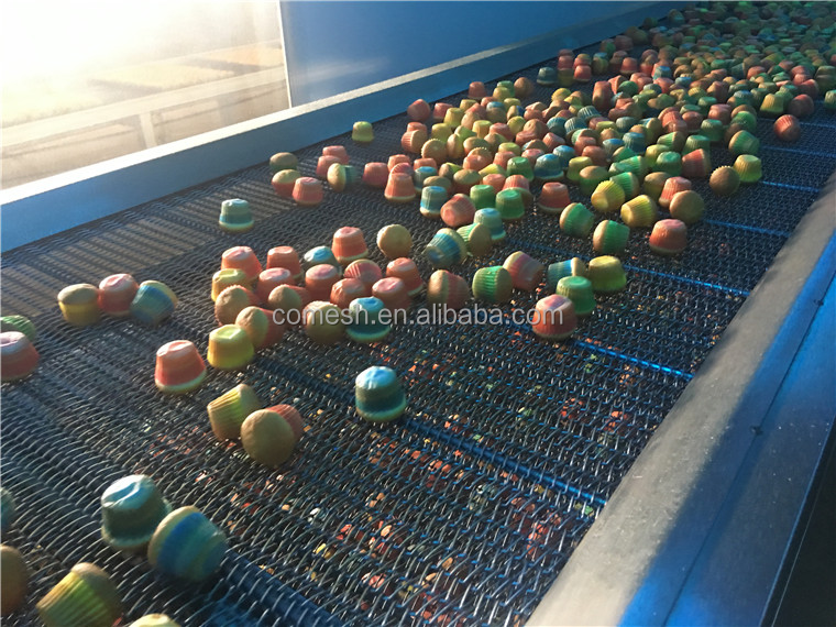 304 Stainless Steel Balanced Weave Conveyor Belt Bread Baking Chain Link Wire Mesh