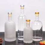 Capacity 200ml/300ml/500ml/750ml/1000ml Glass Bottle with Twelve Zodiac Relief
