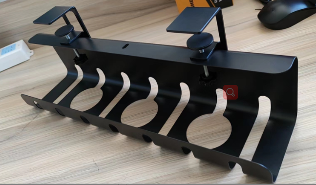 Single Tier Cable Duck Desk Table Organizer for Office Under Desk Tidy 430x100x100mm