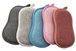 300gsm Dish Microfiber Cleaning Pad Scrub Sponge For Kitchen Dish Washing Sponge