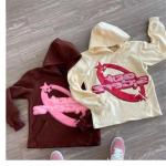 Wholesale Crop Cut Hoodies Custom 3d Puff Print Logo Oversized Cropped Raw Hem