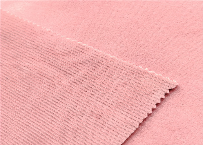380gsm Super soft Bonded Stripe Velvet Fabric