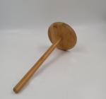 Lightweight Bamboo Kitchen Roll Holder Wood Countertop Paper Towel Stand 33x15cm
